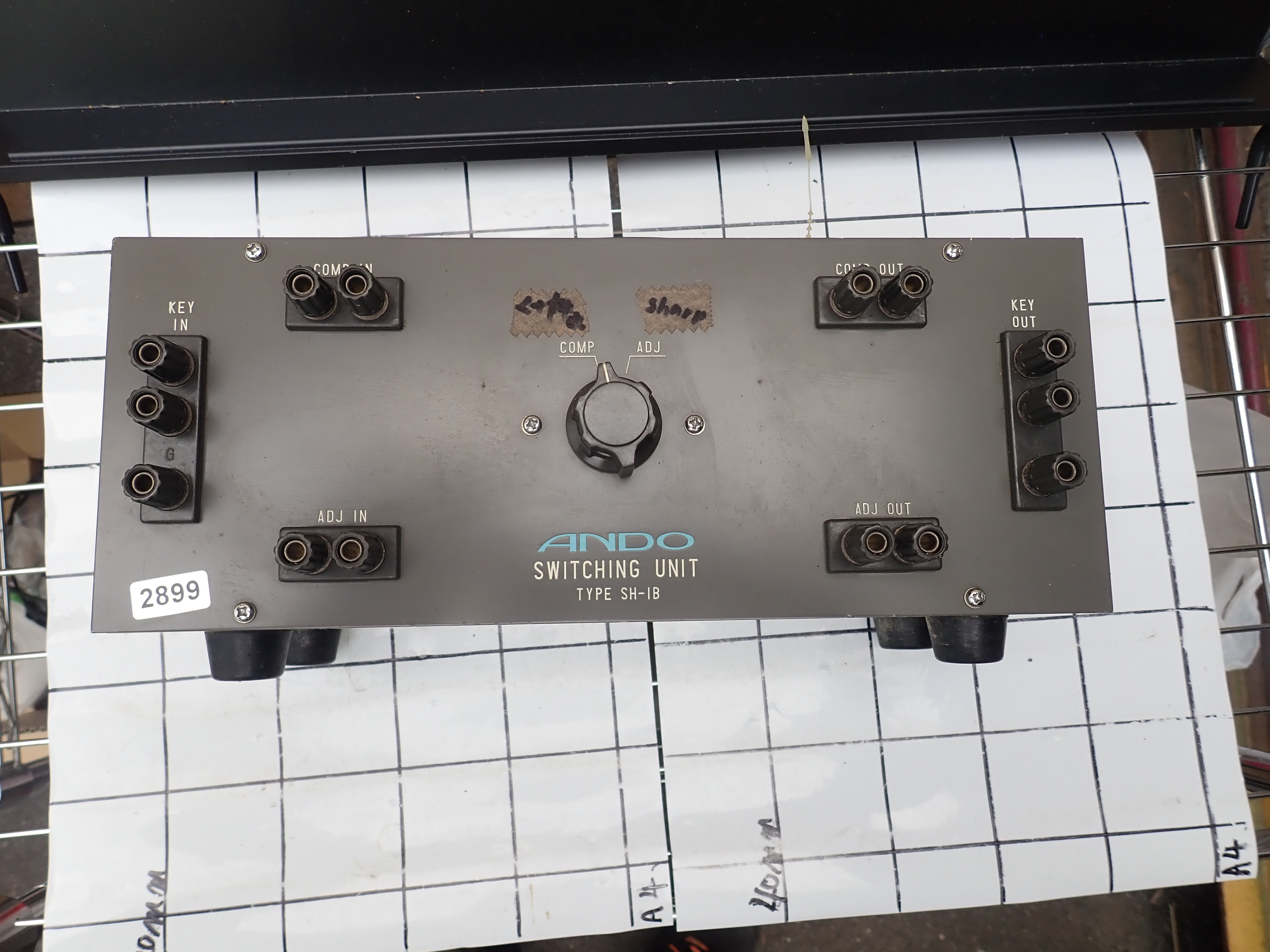安藤電気KK SWITCHING UNIT　 新古品 MODEL::SH-18