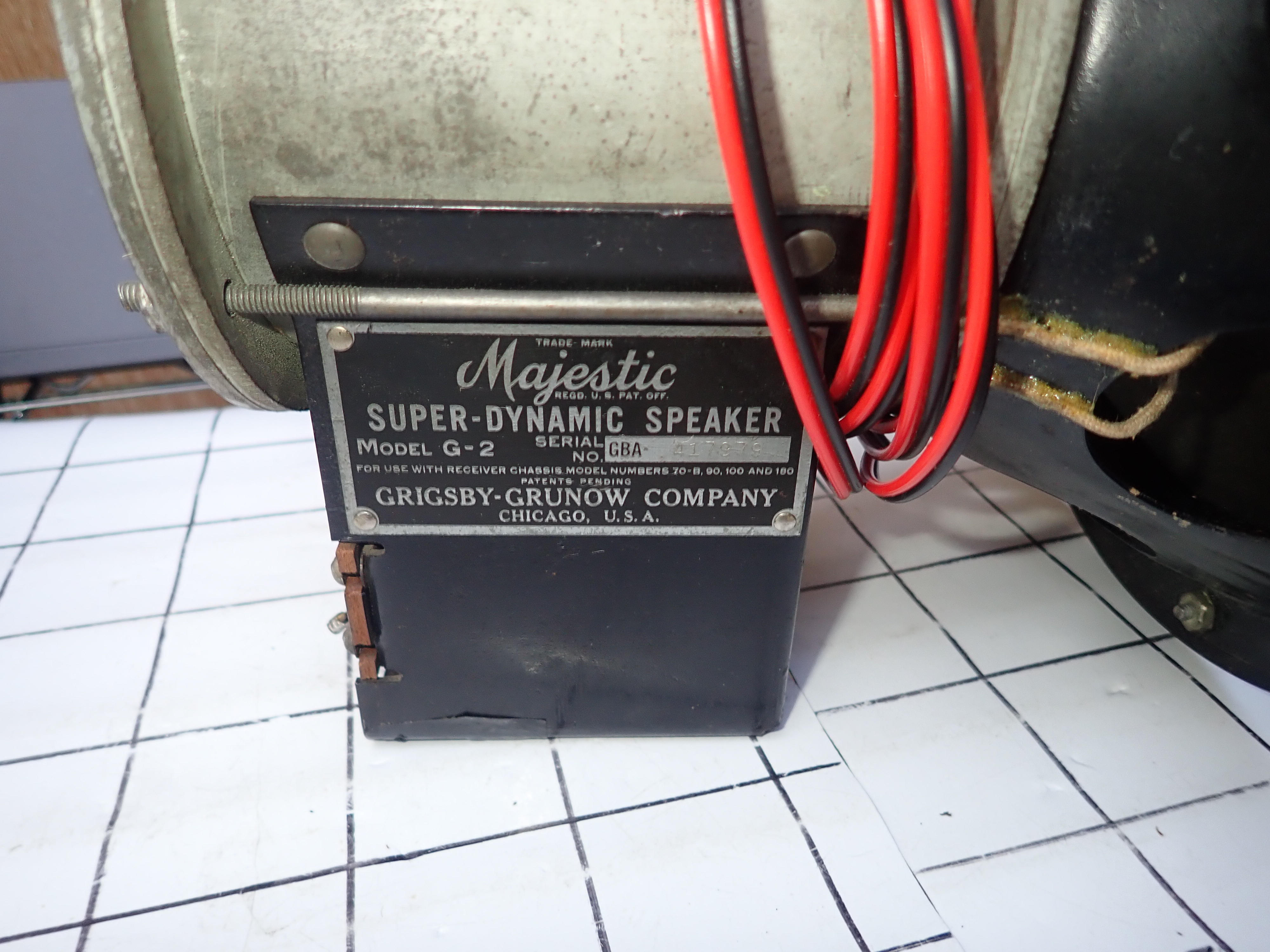  Majestic SUPER DYNAMIC SPEAKER 　 新古品 MODEL::G2
