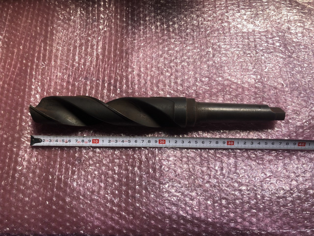 不明 テーパーシャンクドリル HSSシリーズφ46　全長375ｍｍ　※サビあり