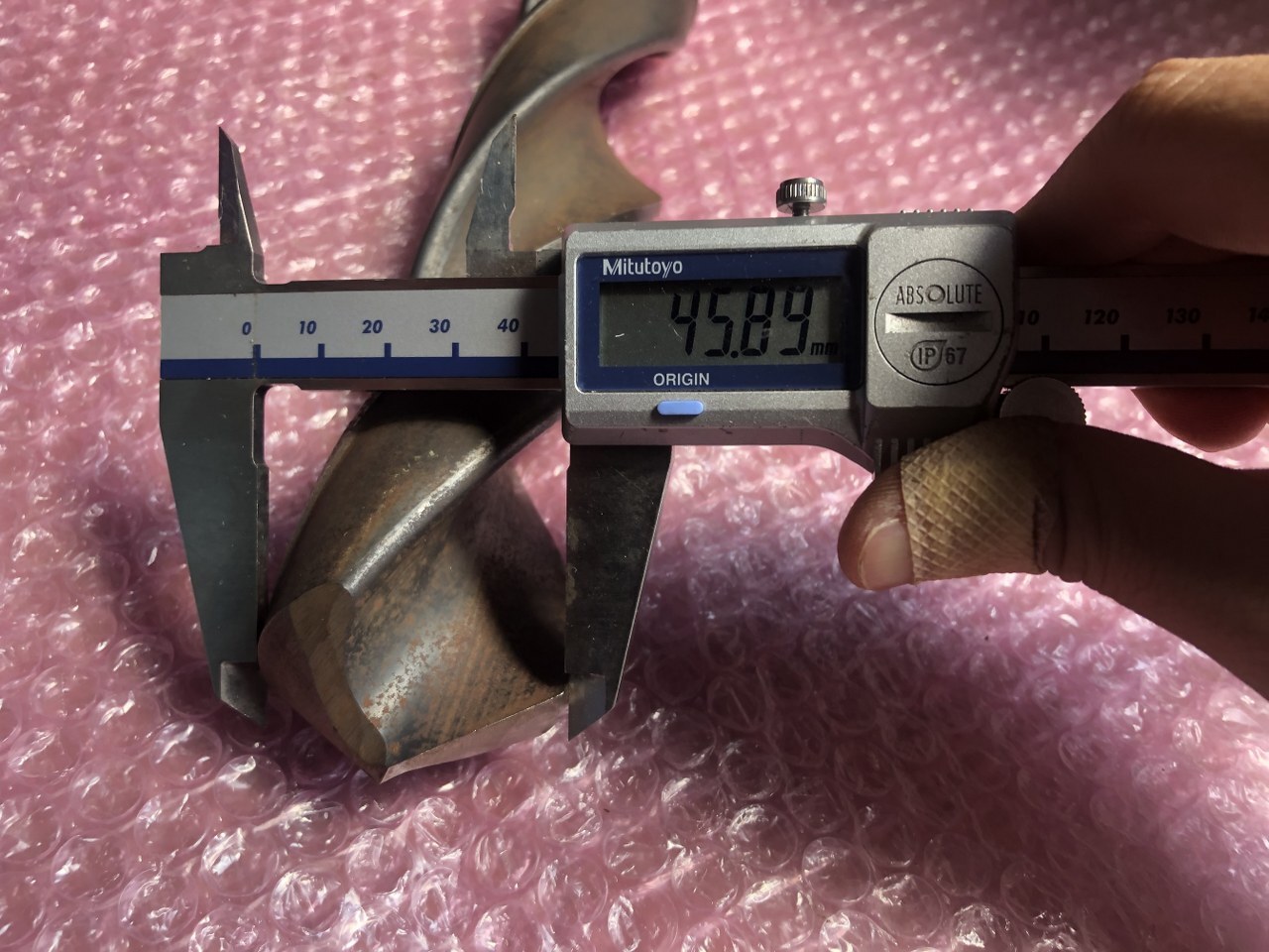 不明 テーパーシャンクドリル HSSシリーズφ46　全長375ｍｍ　※サビあり