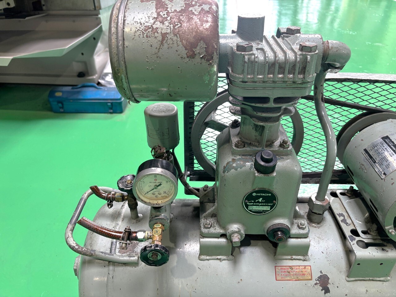 日立 コンプレッサー 0.75P-9.5T