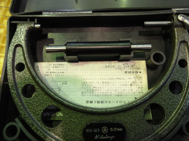 ミツトヨ 外側マイクロメータ OM-125