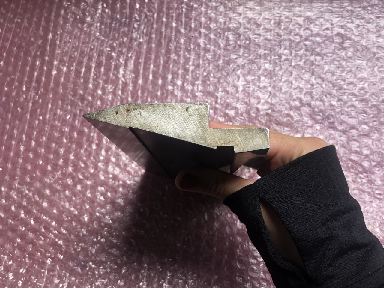 不明 ベンダー金型(パンチ) L170mm　