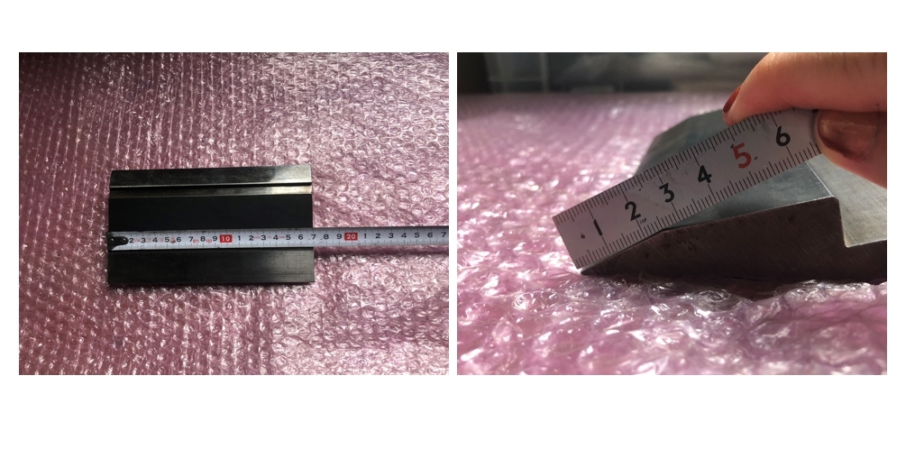 不明 ベンダー金型(パンチ) L170mm　