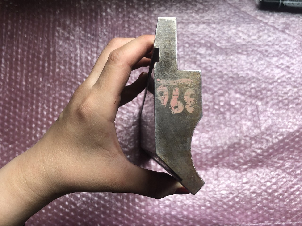 不明 ベンダー金型(パンチ) L396mm