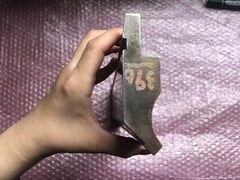 不明 ベンダー金型(パンチ) L396mm