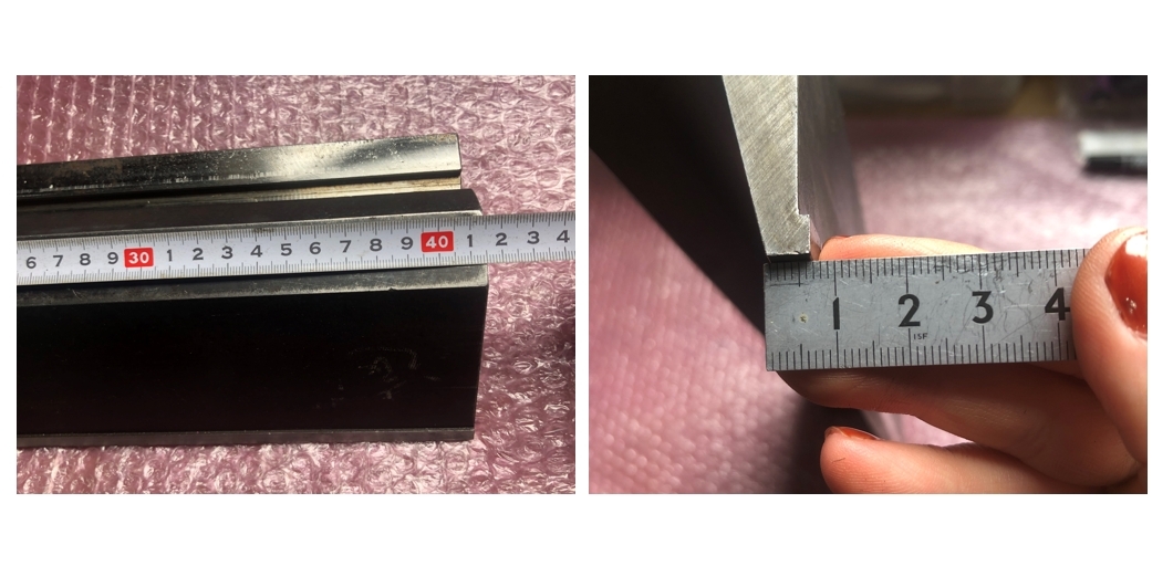 不明 ベンダー金型(パンチ) L405mm