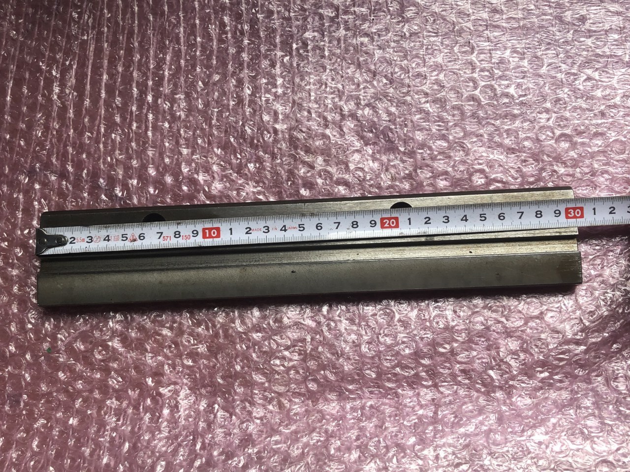 不明 ベンダー金型(パンチ) L300mm