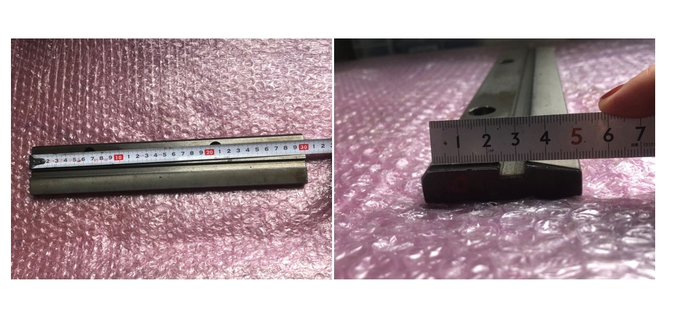 不明 ベンダー金型(パンチ) L300mm