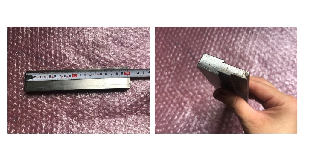 不明 ベンダー金型(1Vダイ） V3mm　L204mm