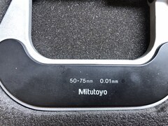 ミツトヨ/Mitutoyo 標準外側マイクロメータ 【標準外側マイクロメータ】M310-75(102-303)