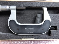ミツトヨ/Mitutoyo 標準外側マイクロメータ 【標準外側マイクロメータ】M310-75(102-303)