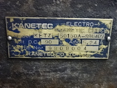 KANETEC｜カネテック 電磁チャック(フライス用) KETZ-50150A(2枚セット)