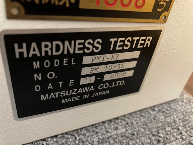 マツザワ マイクロビッカース硬度計 MMT-X7