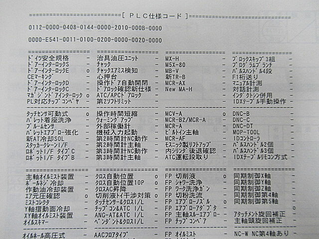 オークマ 門型マシニングセンター MCV-AⅡ