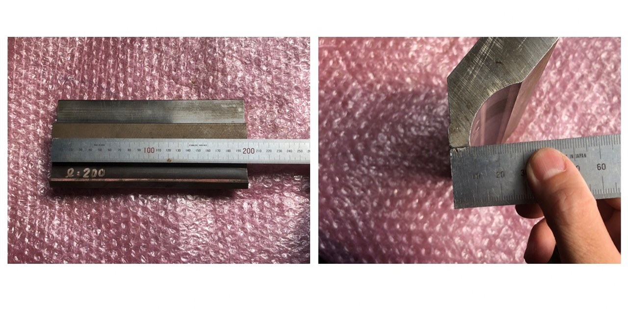 不明 ベンダー金型（パンチ） 200ｍｍ