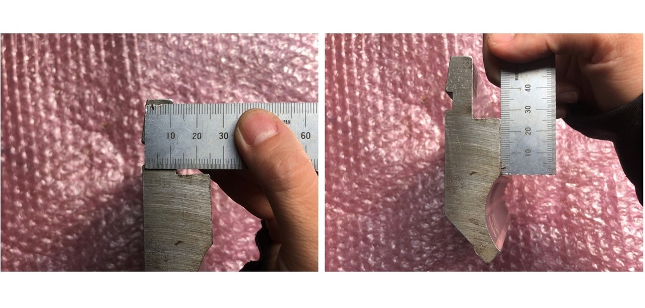 不明 ベンダー金型（パンチ） 200ｍｍ