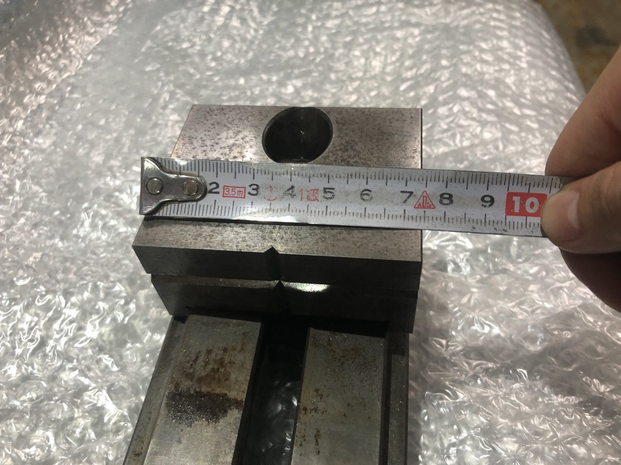 不明 精密バイス 口幅73mm　口高103mm　口開28mm