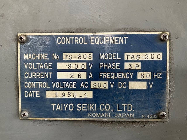 大洋精機 ねじ切り旋盤 TAS200