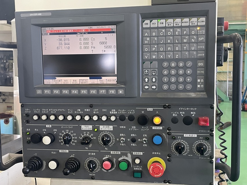 オークマ 立形マシニングセンター MILLAC 1052V