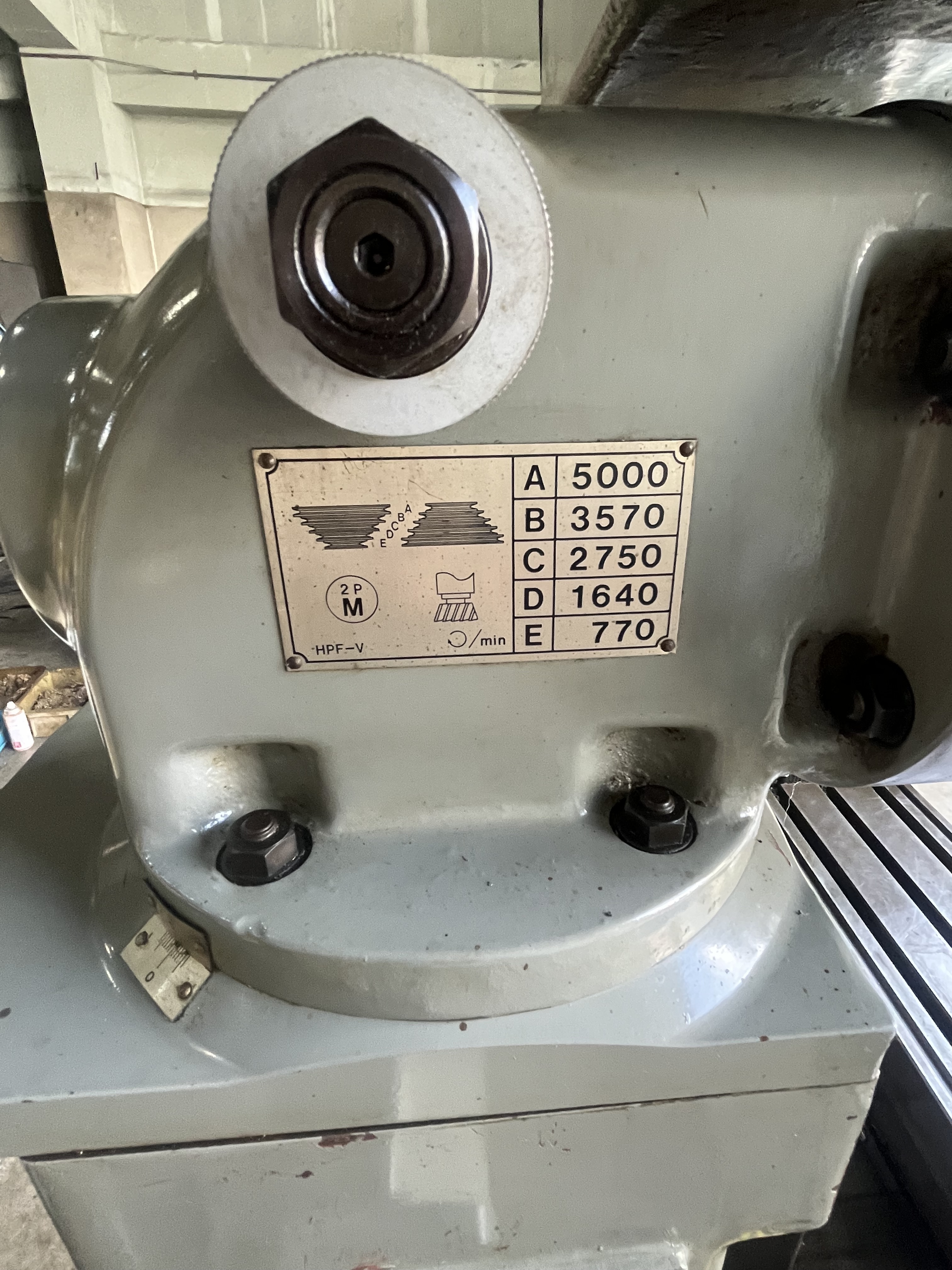 長谷川機械 立フライス HPF