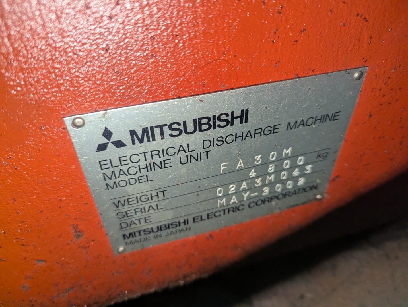 三菱電機 ワイヤーカット FA30M