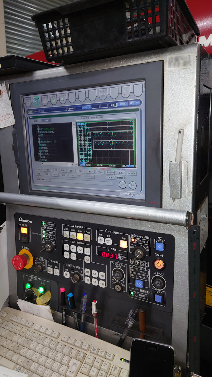 アマダ レーザー加工機 LC-2412F1NT