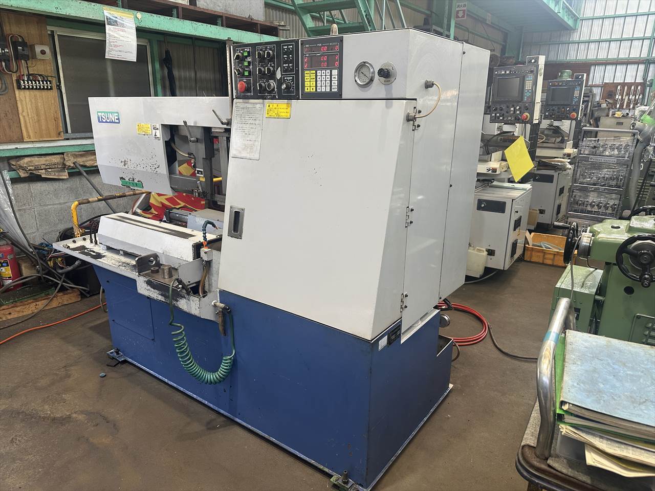 津根精機 バンドソー （ソリッド•全自動） TB4-262GN | マシンライフ