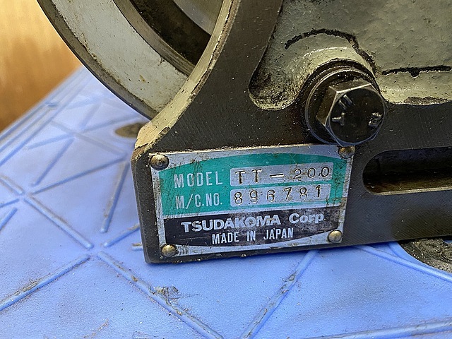 津田駒 傾斜円テーブル TT-200