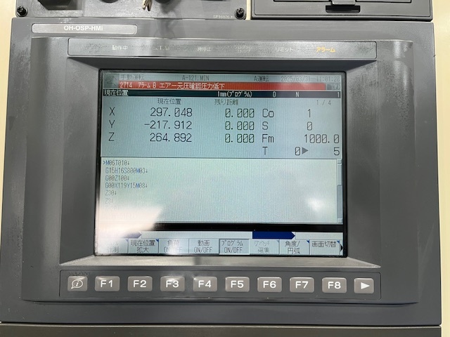 大隈豊和機械 立型マシニングセンター MILLAC468V