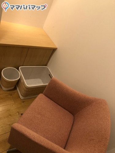 ケヤキカフェの授乳室 オムツ替え台情報