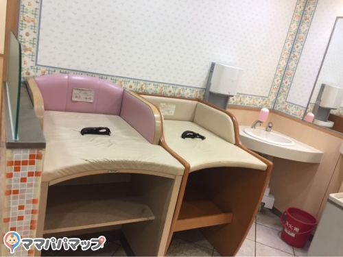 星ヶ丘三越の授乳室 オムツ替え台情報