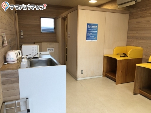 マザー牧場の授乳室 オムツ替え台情報