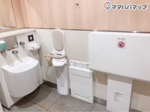 戸田公園駅ビルビーンズの授乳室 オムツ替え台情報
