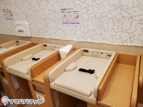 Tohoシネマズ ファボーレ富山の授乳室 オムツ替え台情報