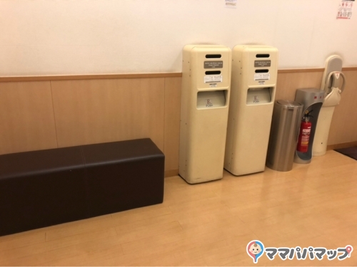 浦和パルコの授乳室 オムツ替え台情報