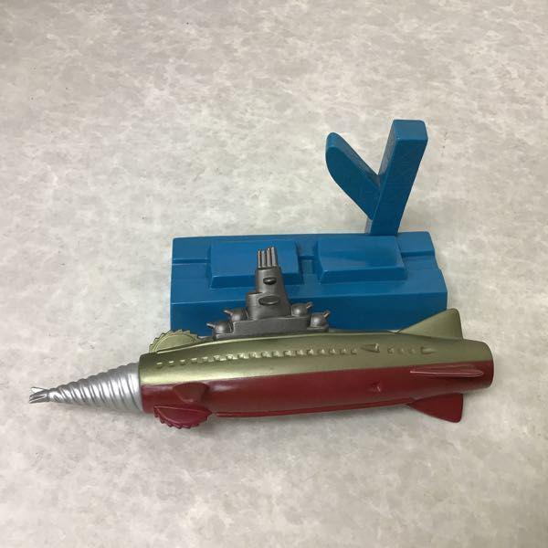 「海底軍艦」マンダ（マーミット）＆轟天号（マルサン電撃）ソフビ２体セット 海底軍艦」マンダ（マーミット）＆轟天号（マルサン電撃）ソフビ