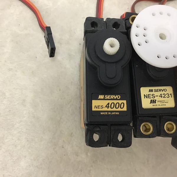 ジャンク JR SERVO NES-4000サーボ、NES-4231サーボ /ラジコン RC
