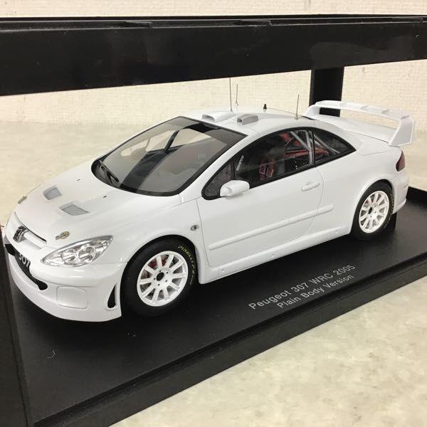 1/18 オートアート プジョー 307 WRC ホワイトプレーン オートアート 1/18 プジョー307 WRC 2005 Plain Body Version ホワイト