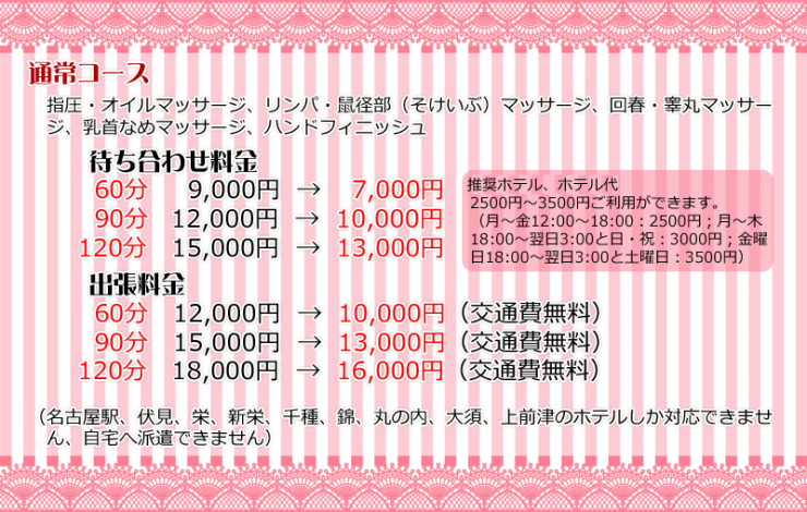 料金表