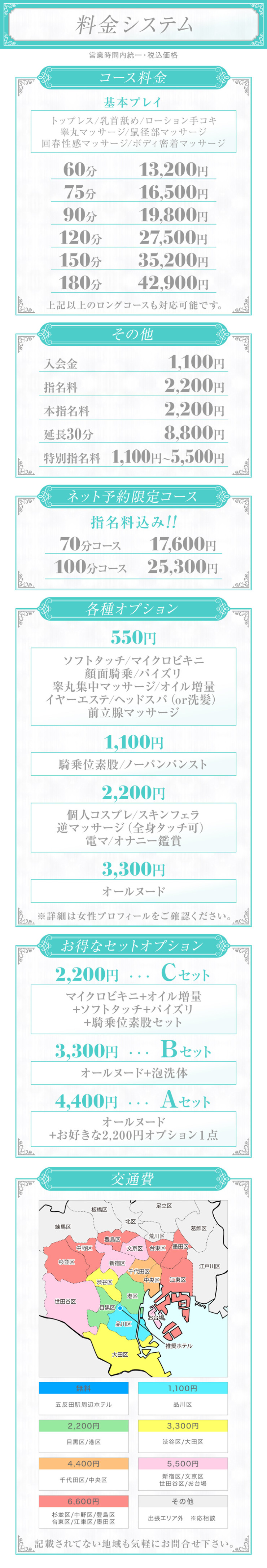 料金表