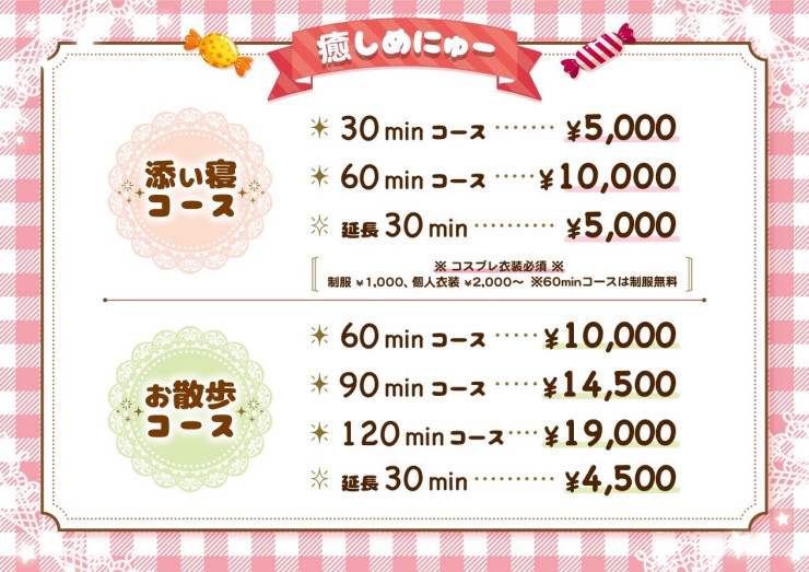 料金表