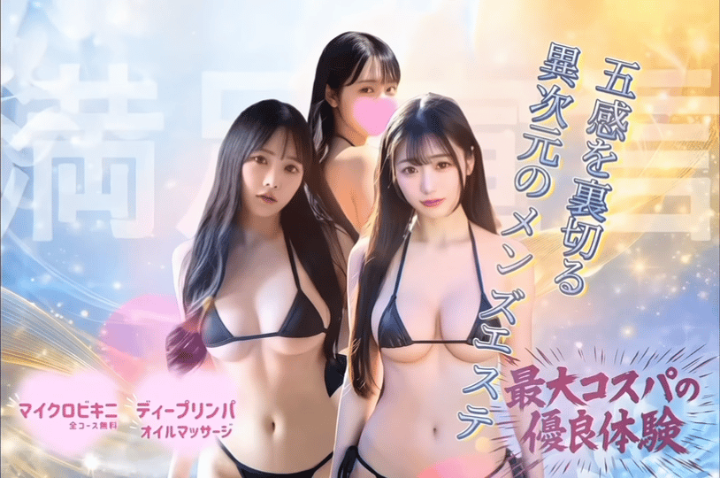 下半分はひみつのエステ