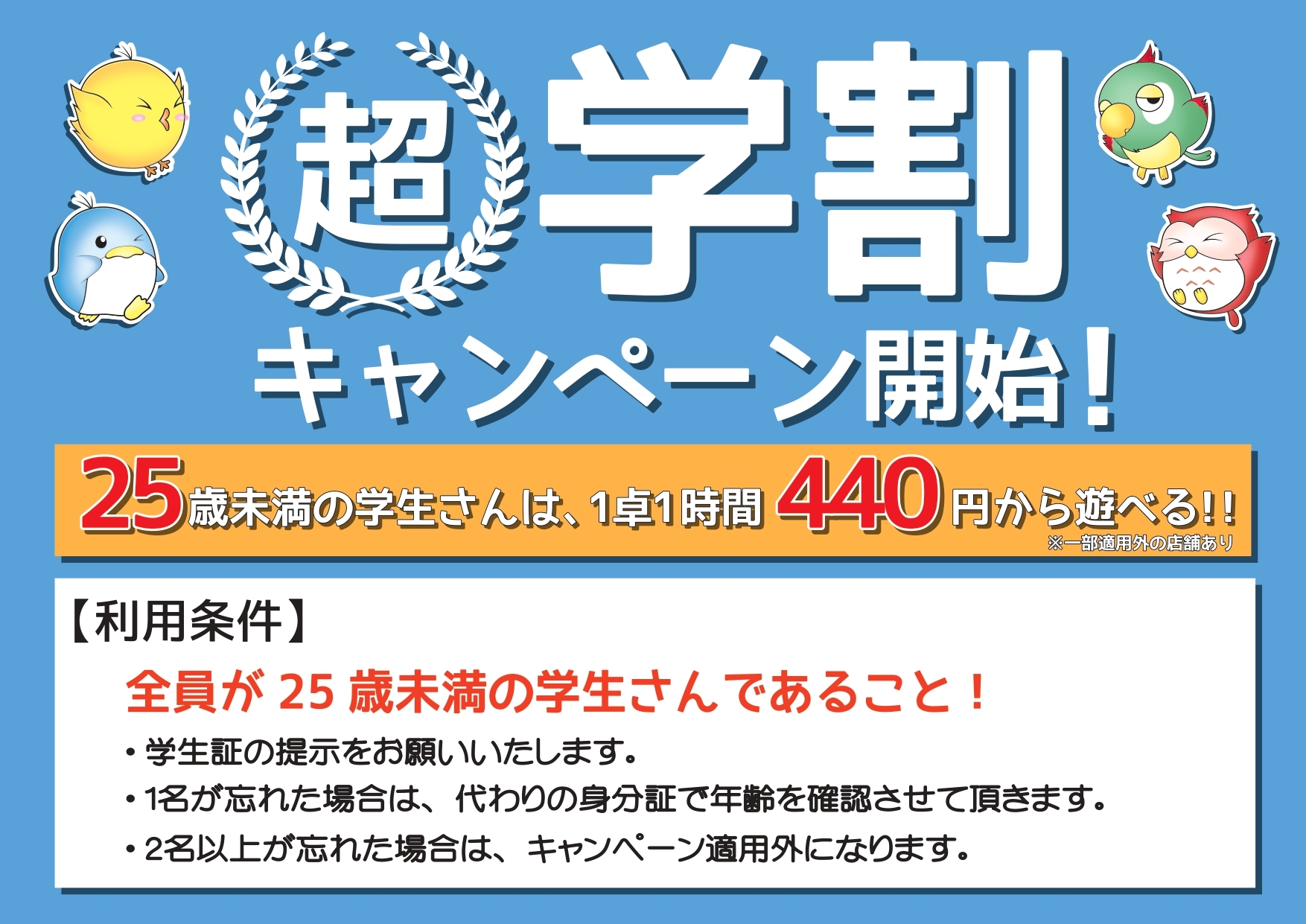 キャンペーン情報0