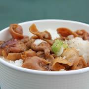 ホルモン丼（鳥取）