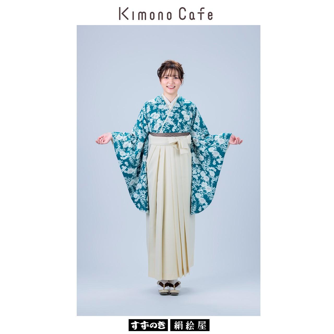 kimono1032（小菊　ターコイズ）