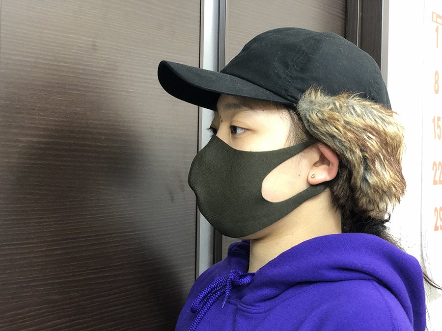 生地 マスク ニット