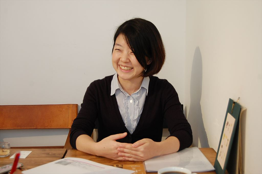 笑う坂口さん
