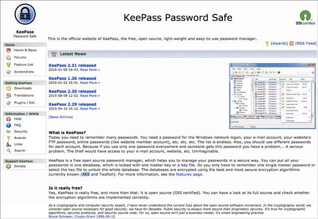 KeePass Password Safe