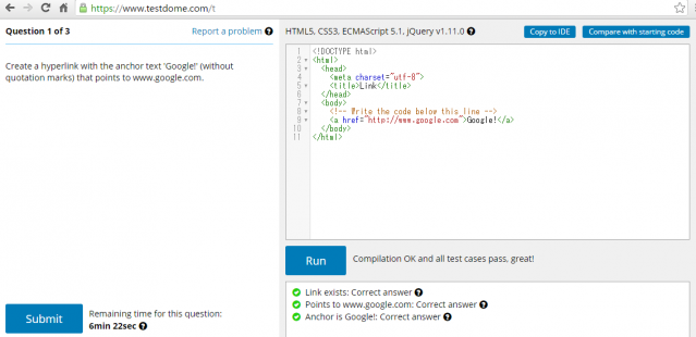 code-testdome